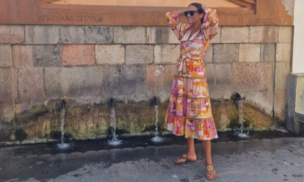 Paula Echevarría tiene el vestido vitamina con el que presumir de bronceado