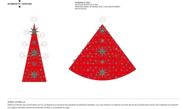 De Madrid al cielo, el árbol de Navidad de Roberto Verino