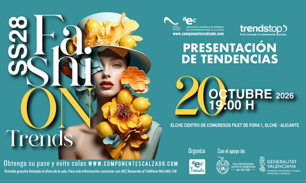 AEC anticipa la moda del verano de 2028 desde el sector de los componentes para el calzado